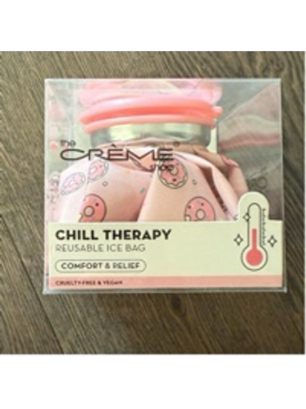 The Crème Shop Donut Worry Chill Therapy Reusable Ice Bag Pink Self Care - Picture 3 of 7